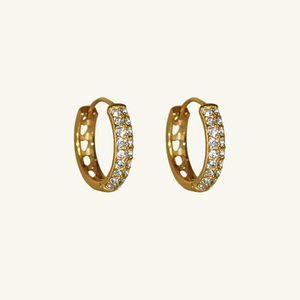 Big Double Shine Hoop Earring