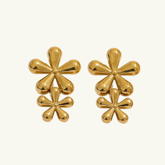 FLOWER STATEMENT EARRING