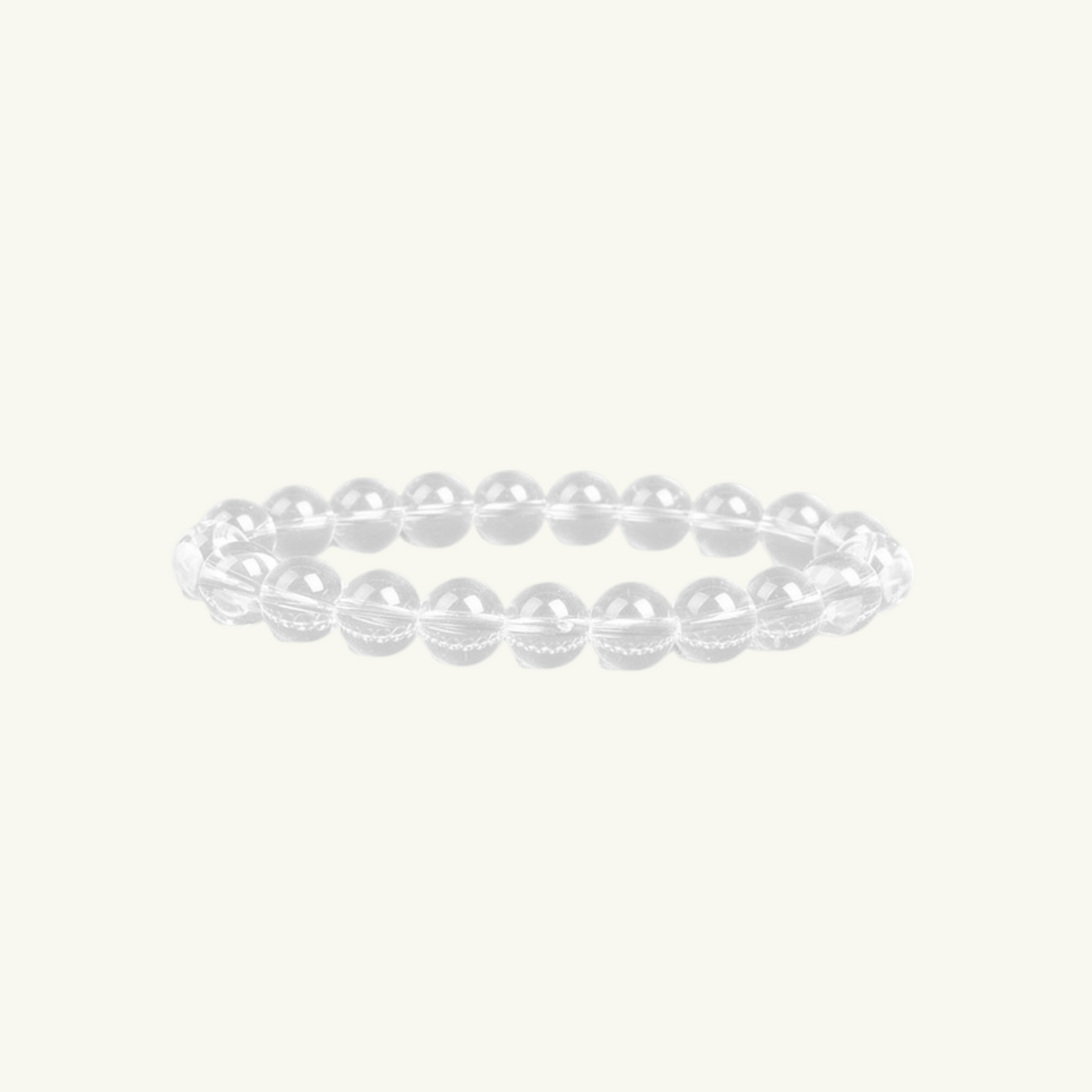 CLEAR BEADED BRACELET