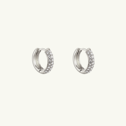 SHINY CHUNKY HOOP EARRING GIFTSET | ZILVER