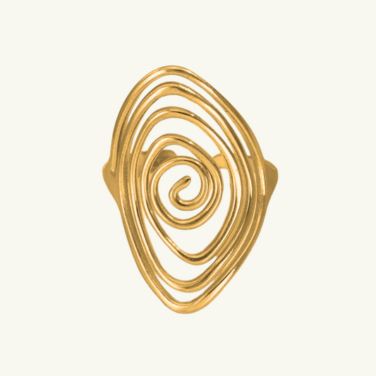 BIG SPIRAL RING