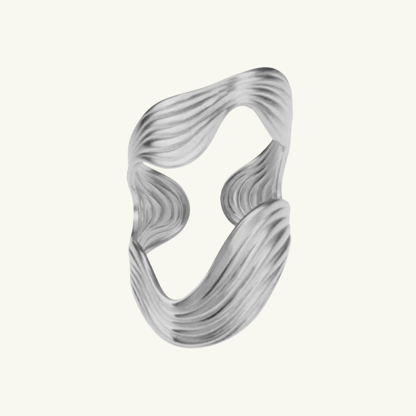 WAVY RETRO RING