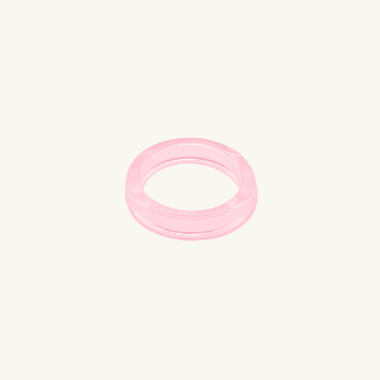 BASIC RESIN RING | PINK