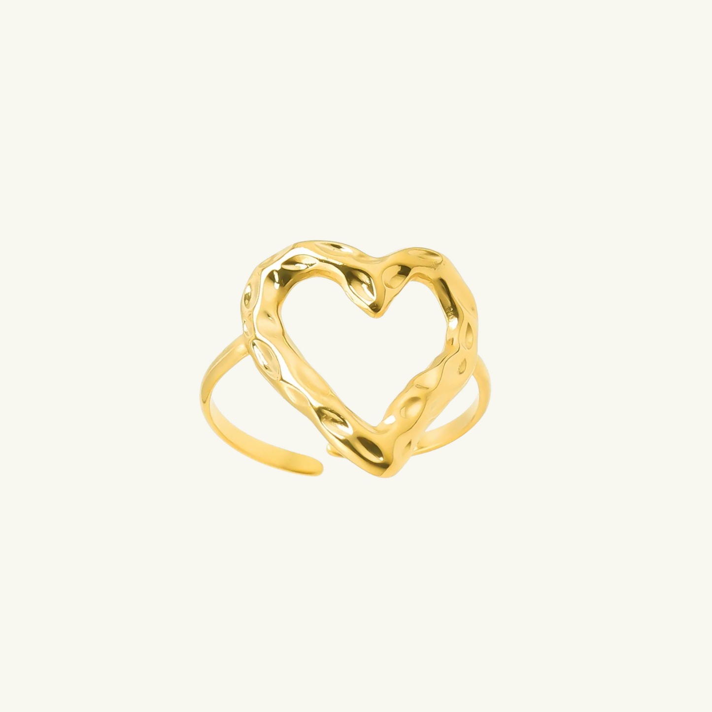 LIQUID HEART RING