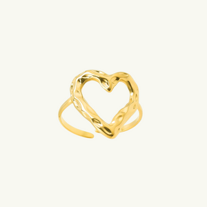 Liquid Heart Ring