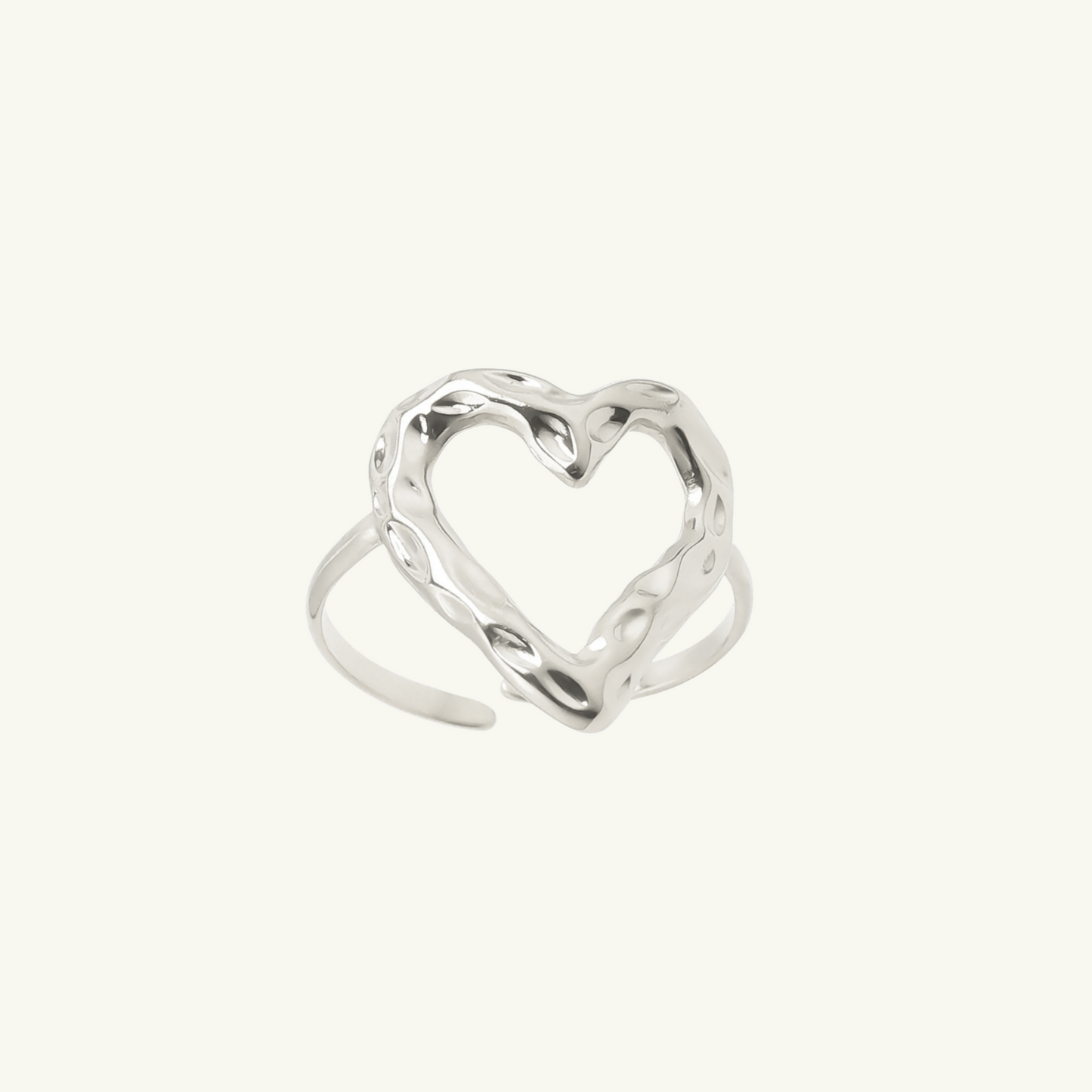 LIQUID HEART RING