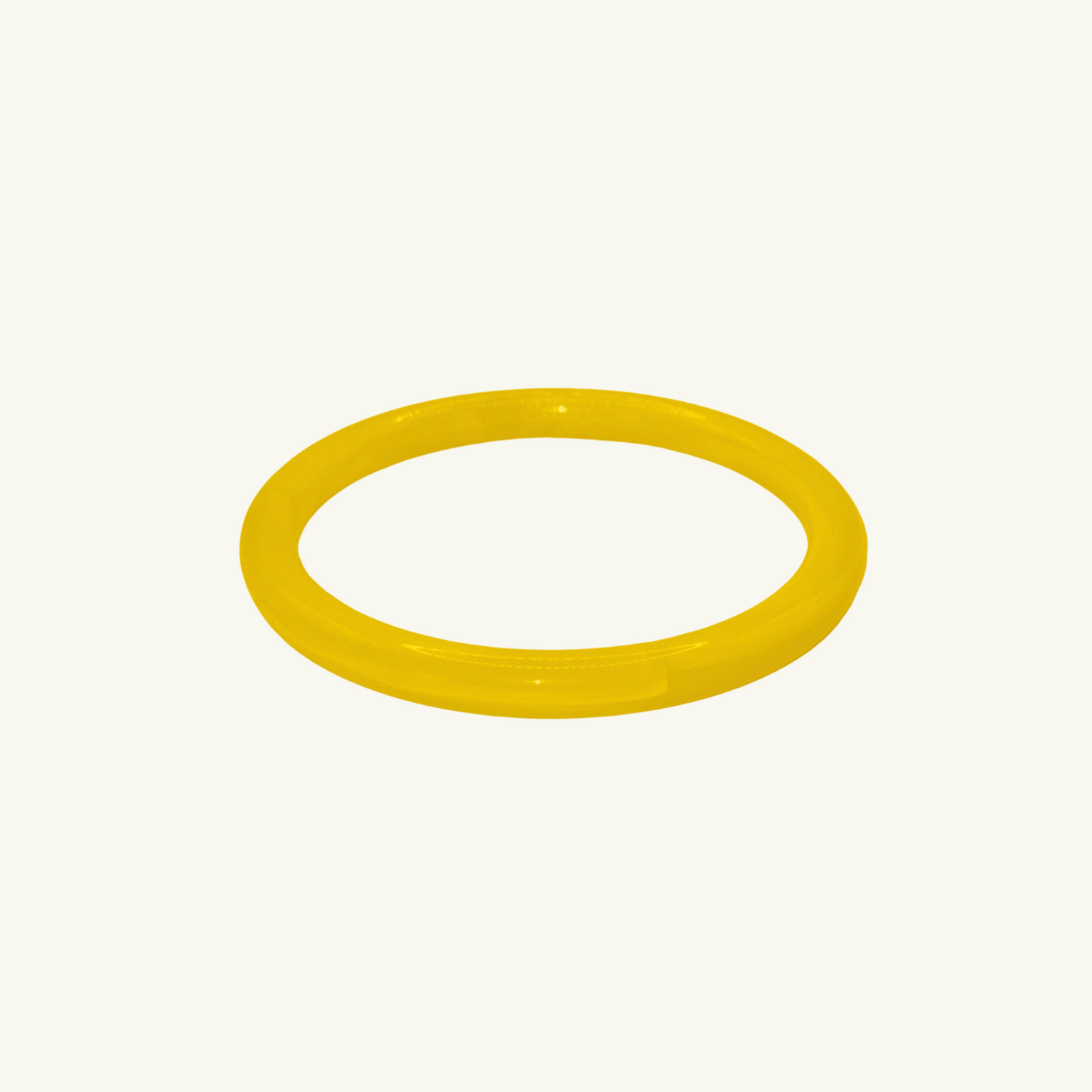 RESIN BANGLE BRACELET | YELLOW