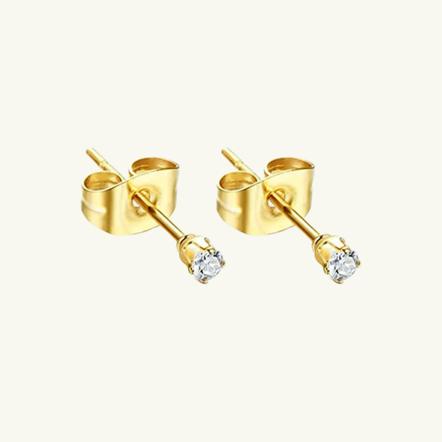 TINY GEM STUD EARRING