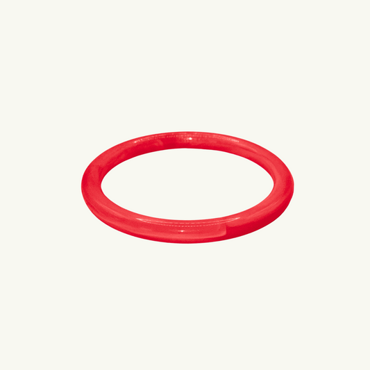 RESIN BANGLE BRACELET | RED