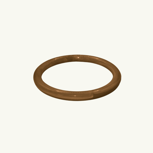 RESIN BANGLE BRACELET | BROWN