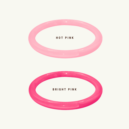 RESIN BANGLE BRACELET | PINK