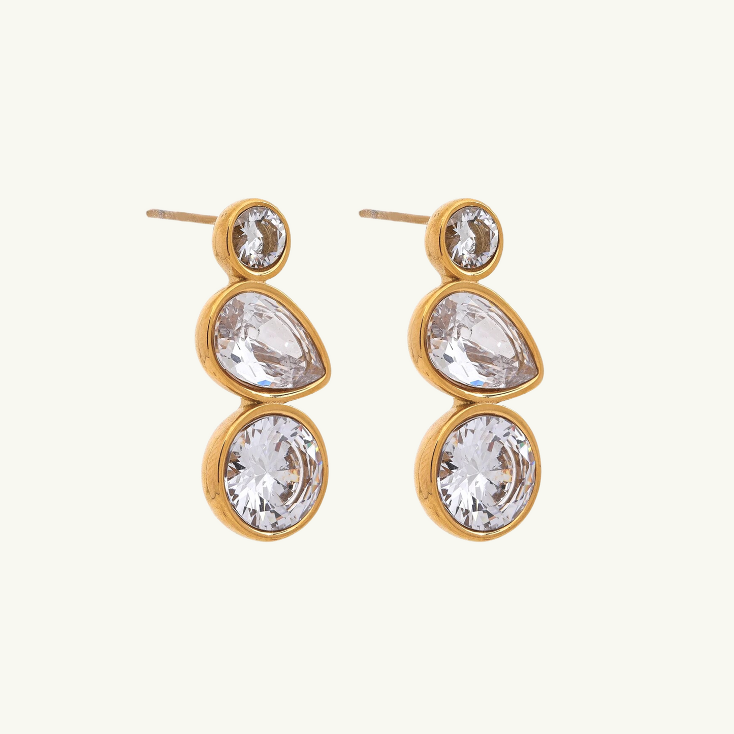 GEM STATEMENT EARRING