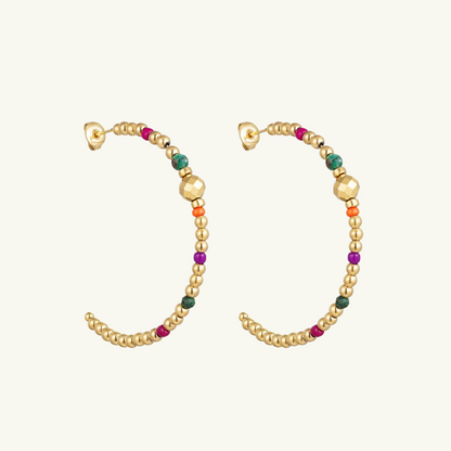 BEADS STATEMENT EARRING