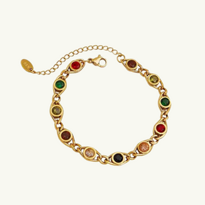 Bejeweled Chain Bracelet