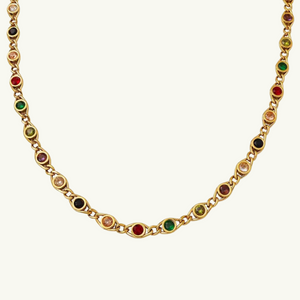 Bejeweled Chain Necklace