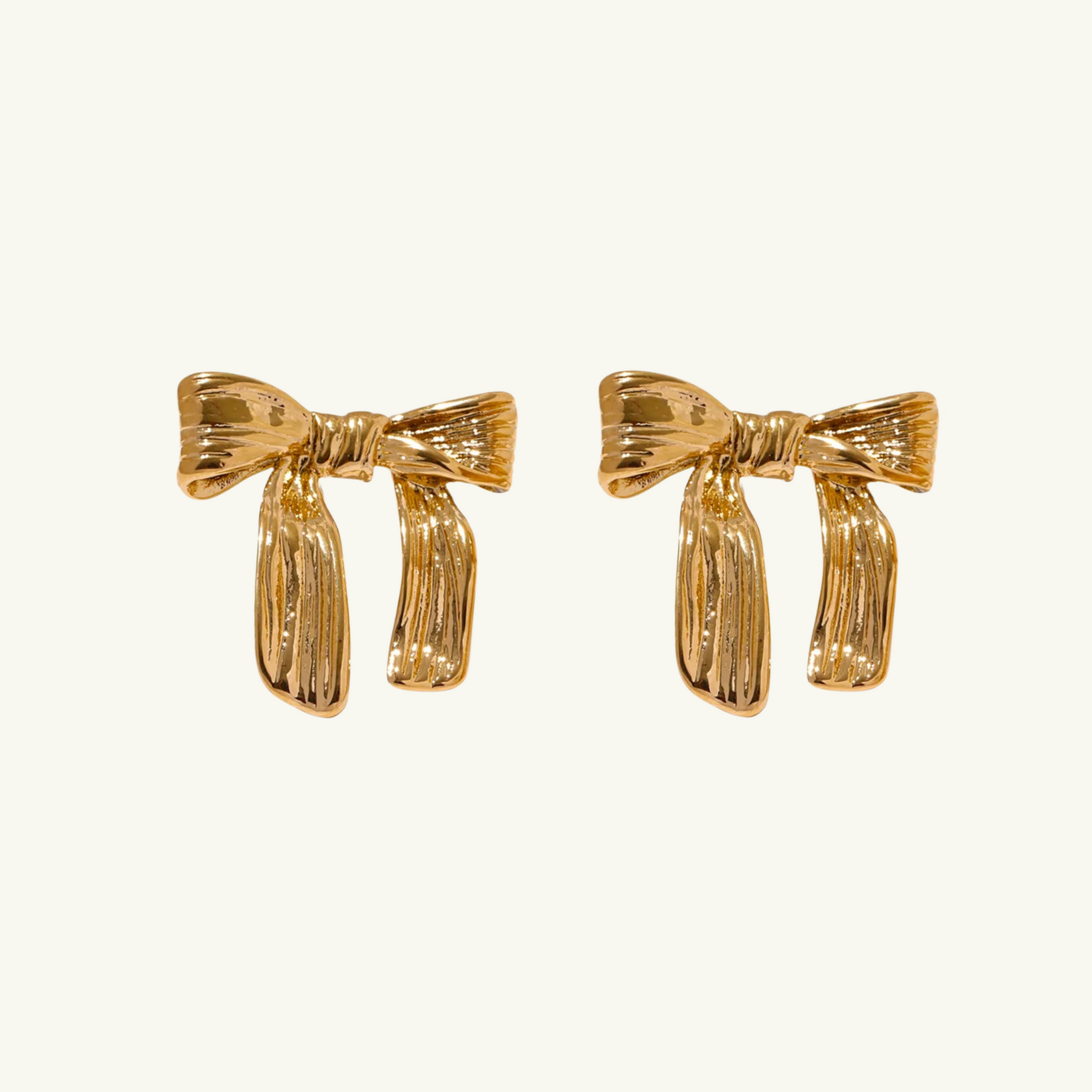 BOW STUD EARRING