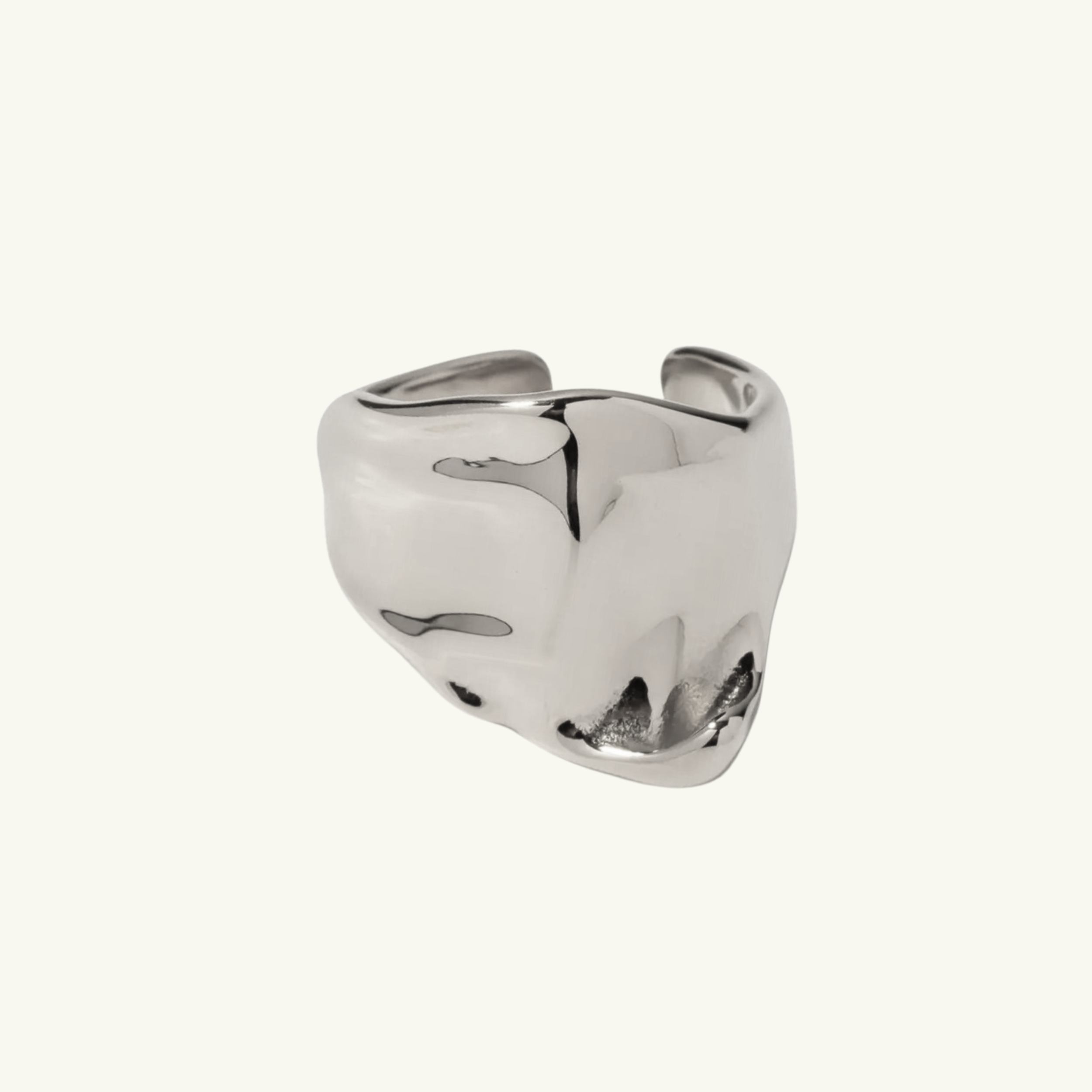 Chunky Creased Ring