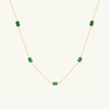 Classic Green Gems Necklace