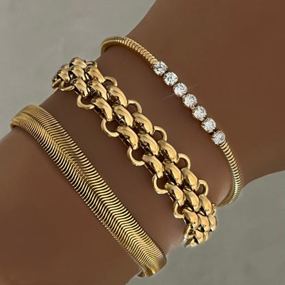 SHINY SNAKE BRACELET