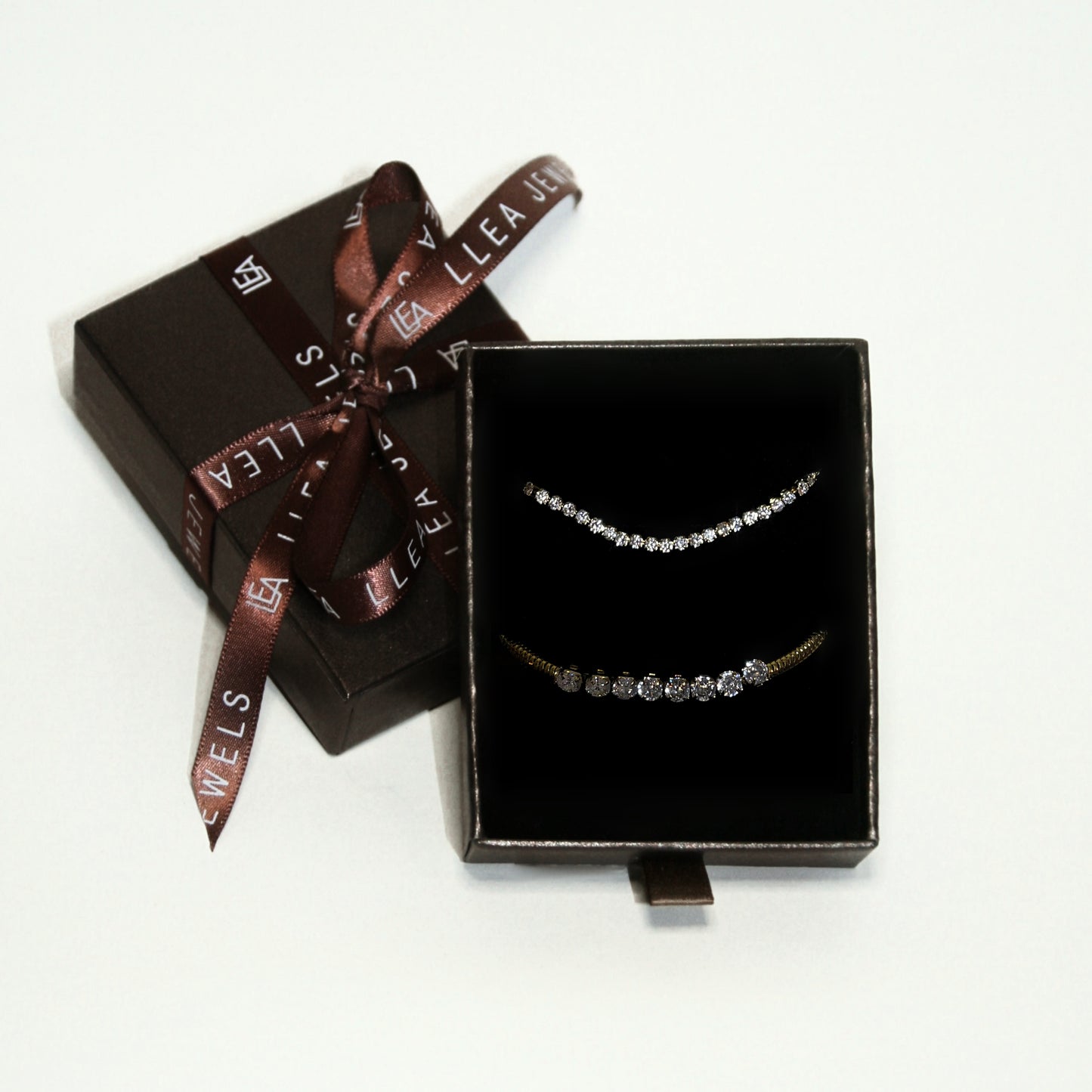 SHINY SNAKE BRACELET GIFTSET | GOUD