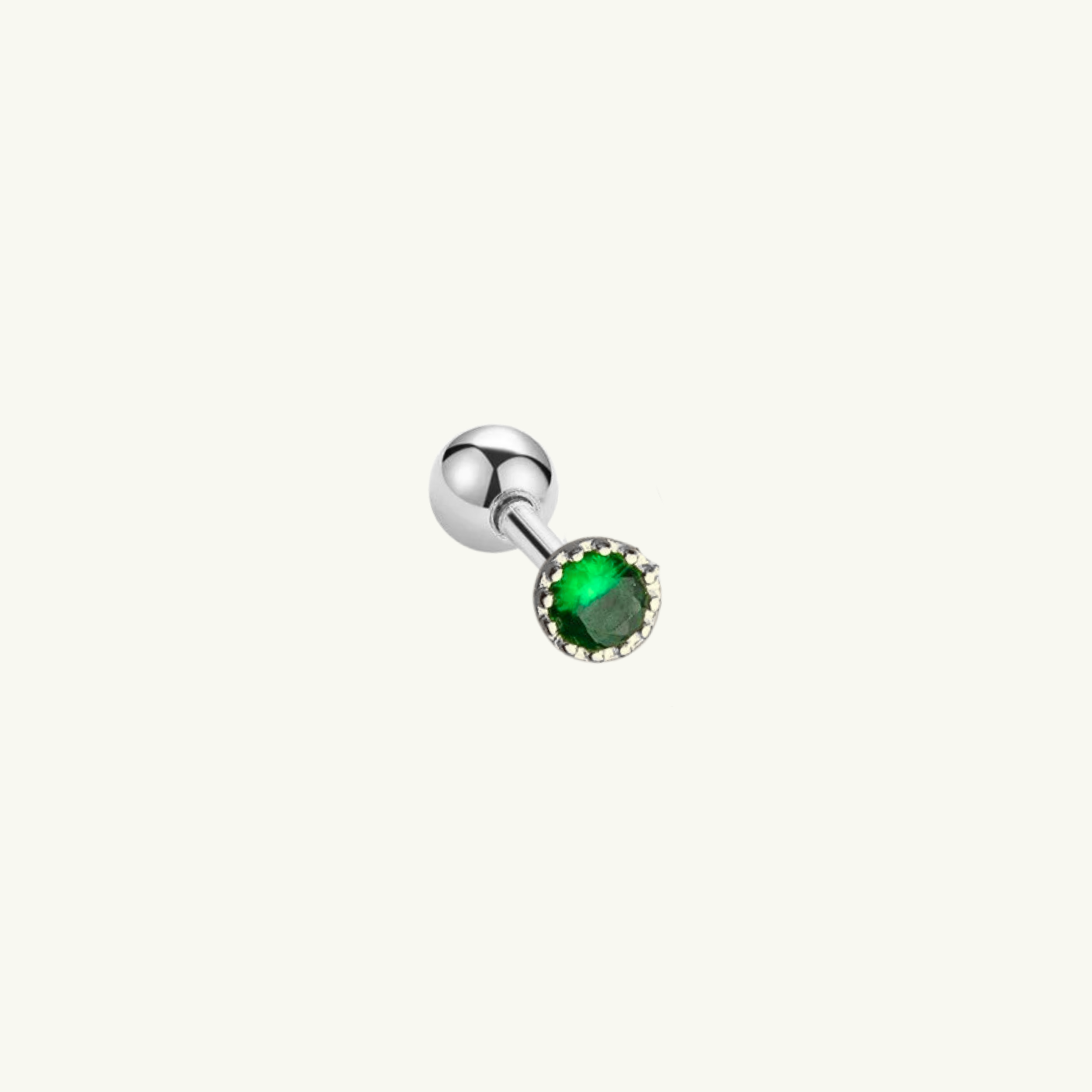 Green Gem Piercing