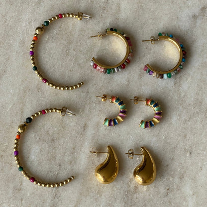 BEADS STATEMENT EARRING