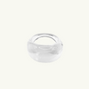 Clear Chunky Resin Ring