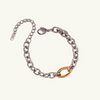 Two-Tone Chain Bracelet