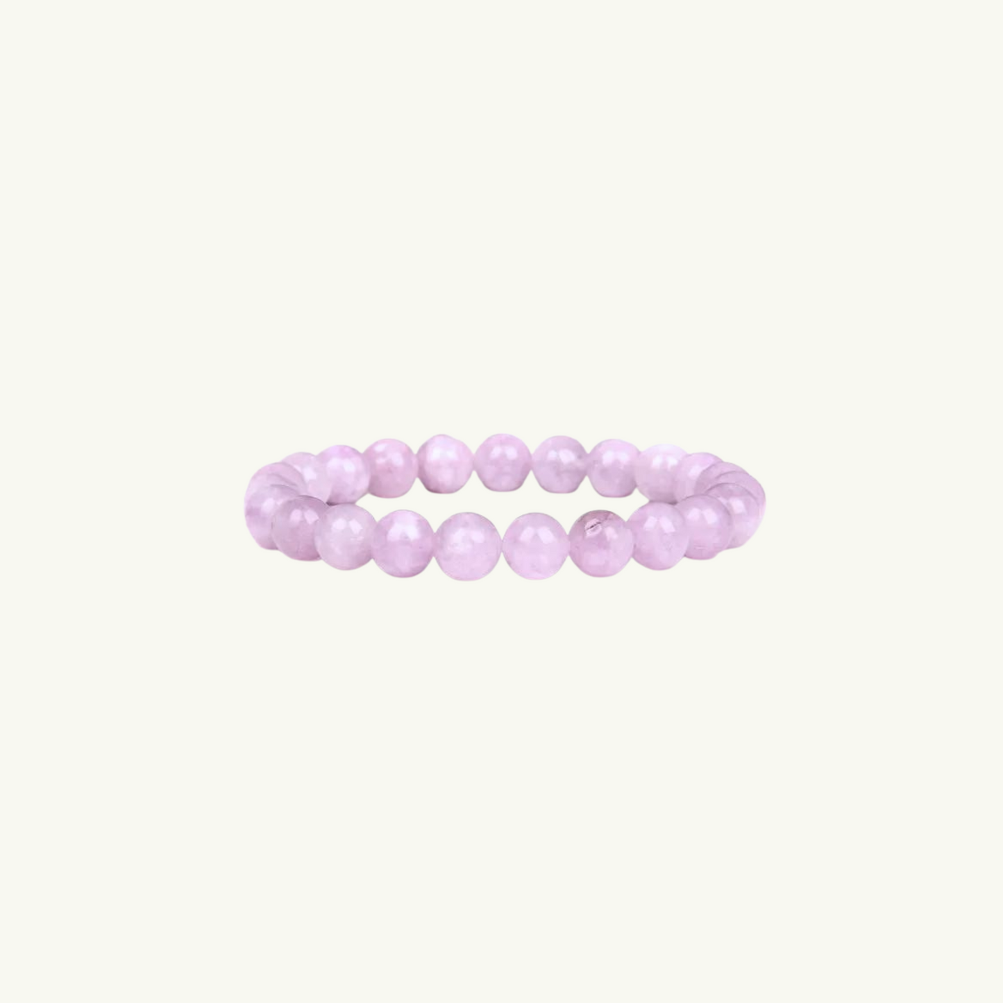 10MM PURPLE BEADED BRACELET 