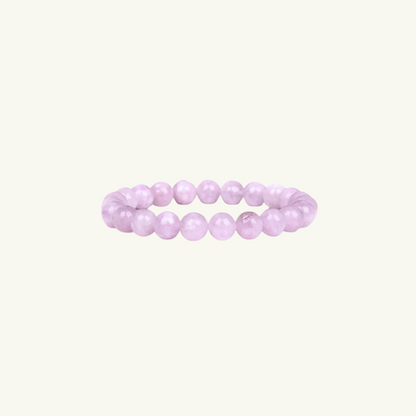 10MM PURPLE BEADED BRACELET 