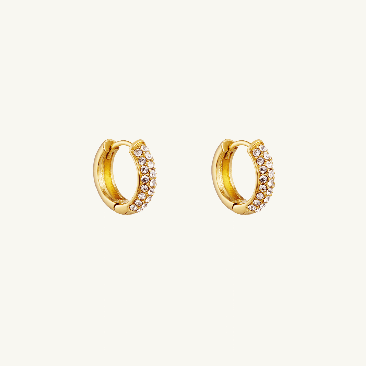 Shiny Chunky Hoop Earring